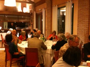 Members at the tasting