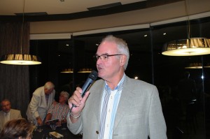 John Sloggie proposing the Vote of Thanks