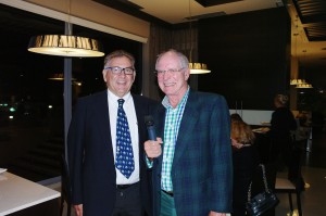 President Gordon introduces the speaker Vicente Monfort