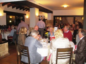 Members enjoying the tasting