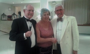 Malcolm Baker receives his prize