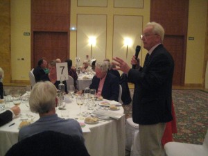 Gaby talking about tasting