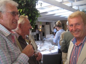 Raising a glass before dinner