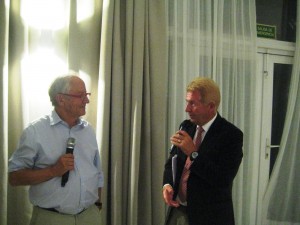 Tim Fawle thanking José