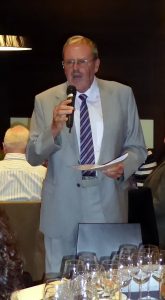 VP Paul Nicholls opening the tasting