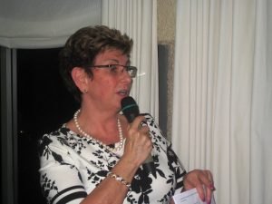 Kathy giving the vote of thanks